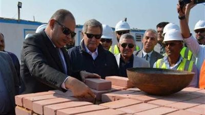 السعيد يفتتح مشروع الصرف ببلضم وعزبة السرايا