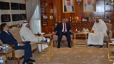 هيكل يبحث أوجه التعاون مع وزير الإعلام الكويتي
