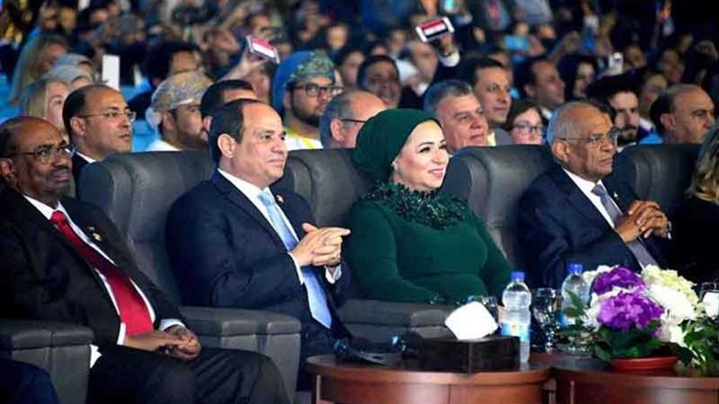 انتصار السيسي: أشكر