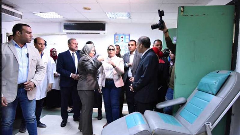 وزيرة الصحة تتفقد
