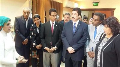 محافظ القليوبية ووزيرة الثقافة يفتتحان ملتقى شباب الجامعات بالقناطر