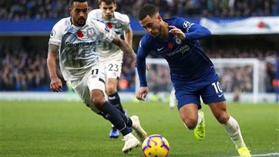 تعادل تشيلسي وايفرتون بدون اهداف في الدوري الانجليزي