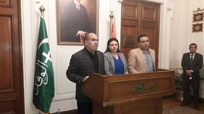 رئيس اللجنة المشرفة على انتخابات الوفد تعلن فوز محمد مدينة بدلا من النائب سعد بدير