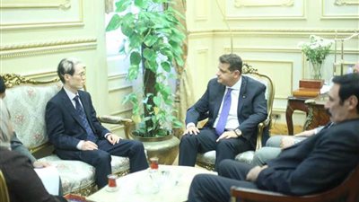 إفريقية النواب تلتقي بسفير اليابان في القاهرة