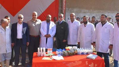 مستقبل وطن ينظم قافلة بيطرية لعلاج الحيوانات والطيور المنزلية بـ