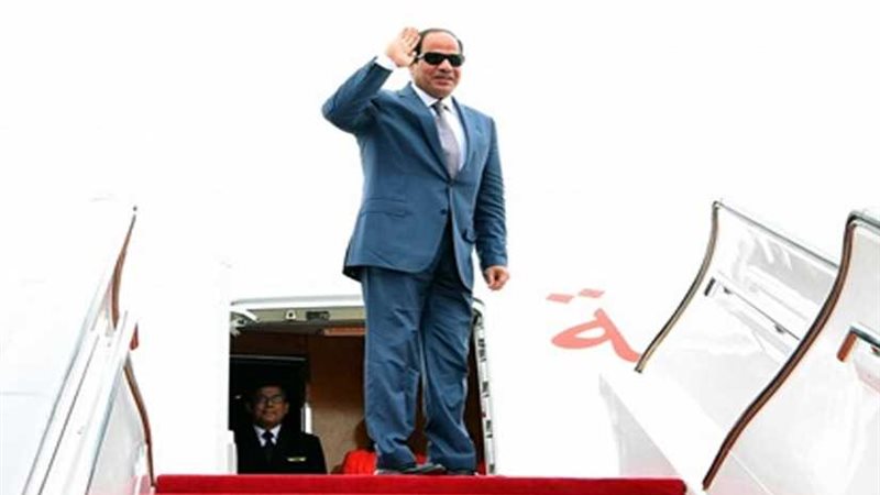 الرئيس السيسي يتوجه