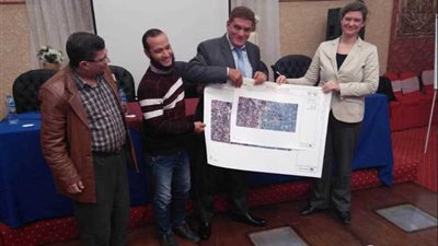 تسليم خرائط تحديث زمامات الجمعيات الزراعية بالبحيرة