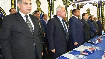 محافظ البحيرة ومدير الأمن ينهيان خصومة ثأرية بحوش عيسى