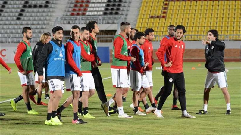 منتخب مصر يخوض تدريباته