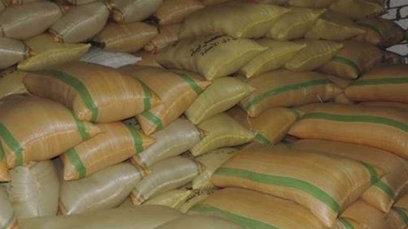 ضبط 30 طن أرز شعير