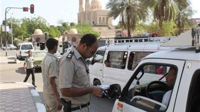 تحرير 956 مخالفة مرورية بالمنوفية