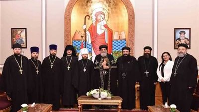 قداسة البابا تواضروس يستقبل مبعوث بطريرك موسكو..