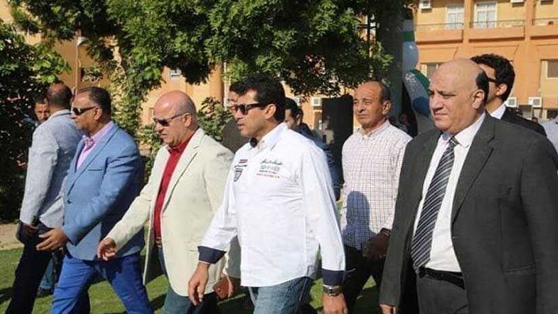 الأقصر..وزير الرياضة