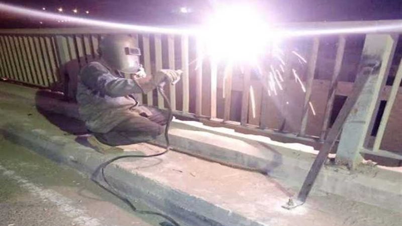 تدعيم أسوار محور