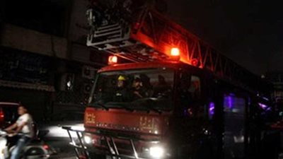 حريق بمقر أهلي مدينة نصر