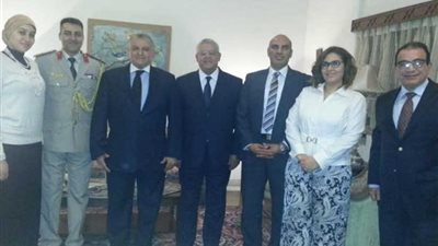 القائم بالأعمال فى نيودلهى يقيم حفل استقبال للوفد القضائى المصرى خلال زيارته للهند