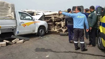 مصرع شخصين وإصابة 3 آخرين في حادث تصادم بجنوب سيناء