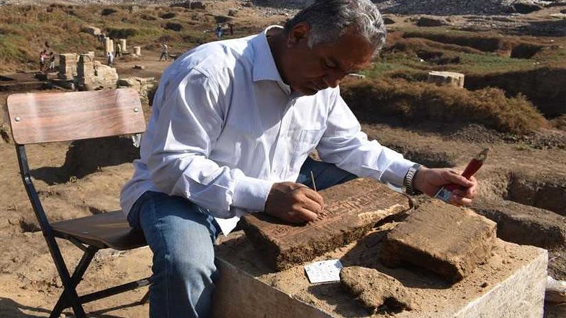 كشف أثري جديد بمعبد