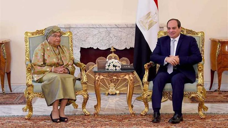 الرئيس السيسي يستقبل