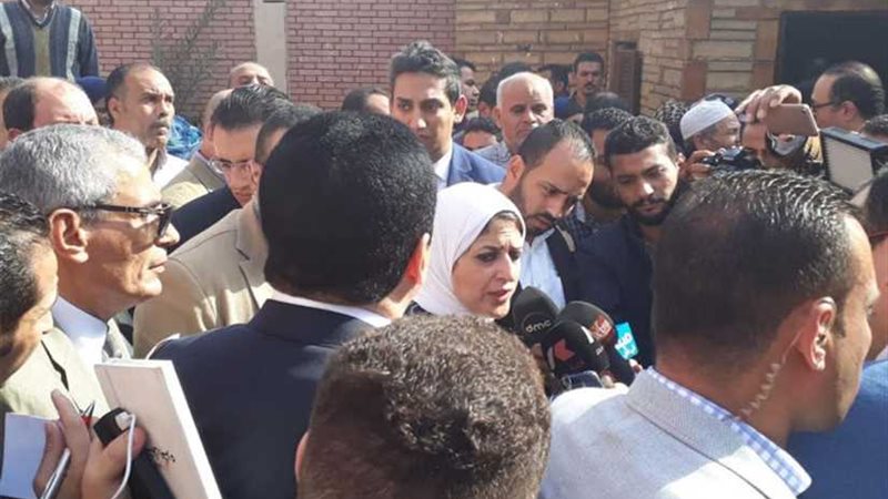 وزيرة الصحة في زيارة