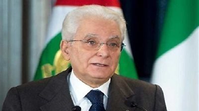 الرئيس الإيطالي يستقبل نظيره العراقي