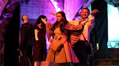 وزيرة الثقافة تشهد عرض 