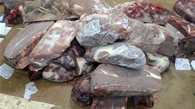 ضبط 25 كيلو كبدة فاسدة داخل ماركت شهير بالمنصورة