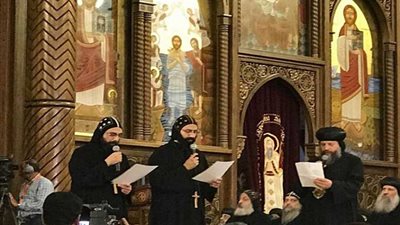 البابا تواضروس يترأس صلوات رسامة 5 أساقفة جدد وتجليس أسقفين لدمياط وطما..