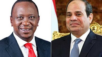 الرئيس السيسي يبحث القضايا ذات الاهتمام المشترك مع نظيره الكيني