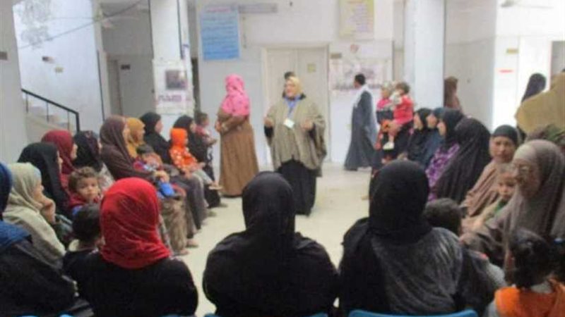 قافلة طبية تفحص 1098