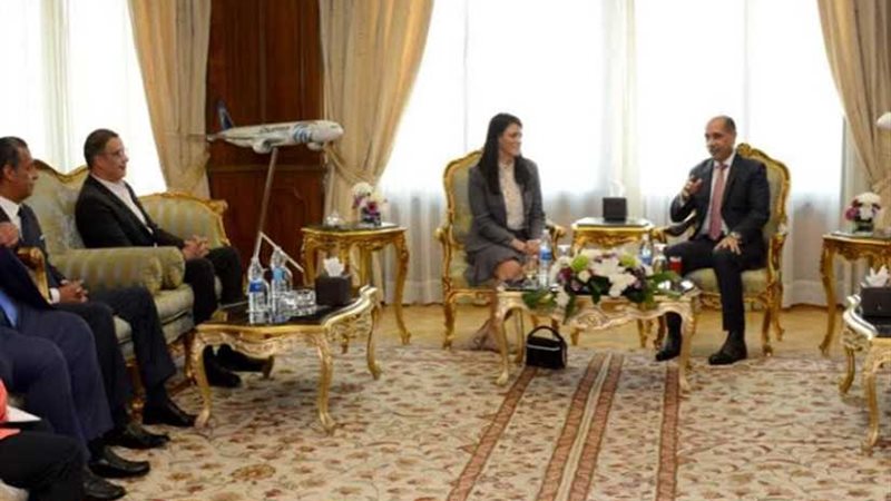 وزيرا الطيران والسياحة