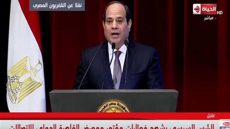 السيسي: نهتم بنشر