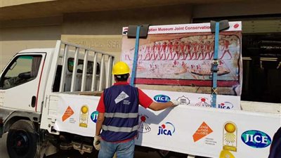 نقل 240 قطعة أثرية إلى المتحف المصري الكبير