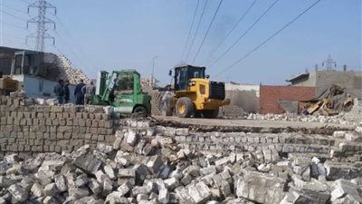 إزالة 155 حالة تعدٍ على 20 فدانًا بالغربية