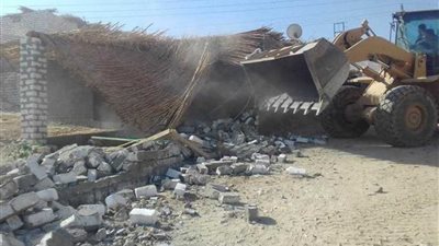 إزالة 41 حالة تعدٍ على أراضٍ زراعية وأملاك دولة بالغنايم