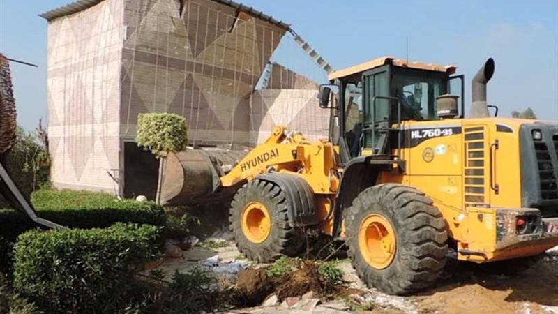 أمن المنوفية يزيل