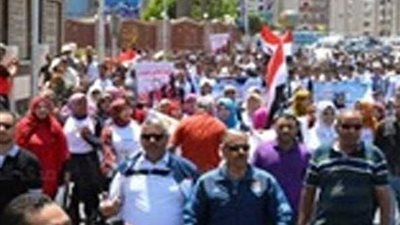 محافظ القاهرة يطلق ماراثون المشى لحث المواطنين علي المشاركة في حملة 