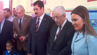 وزيرا التعليم والاستثمار ومحافظ القليوبية والسفير الياباني بالقاهرة يفتتحون المدرسة اليابانية بالعبور