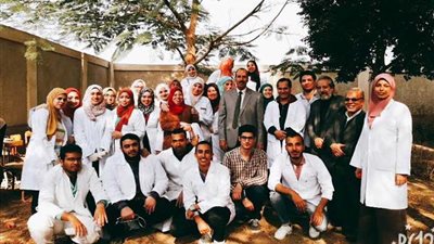 جامعة بنها تطلق قافلة بيطرية بقرية 