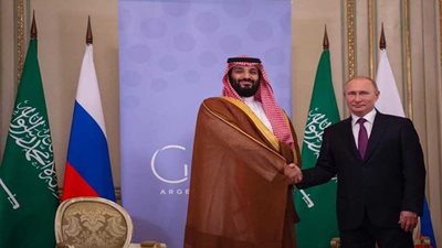 بعد المصافحة الحارة.. قمة روسية - سعودية بين بوتين وولي العهد‎