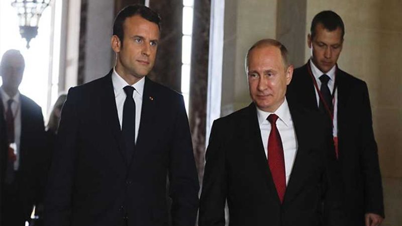 بوتين وماكرون يبحثان