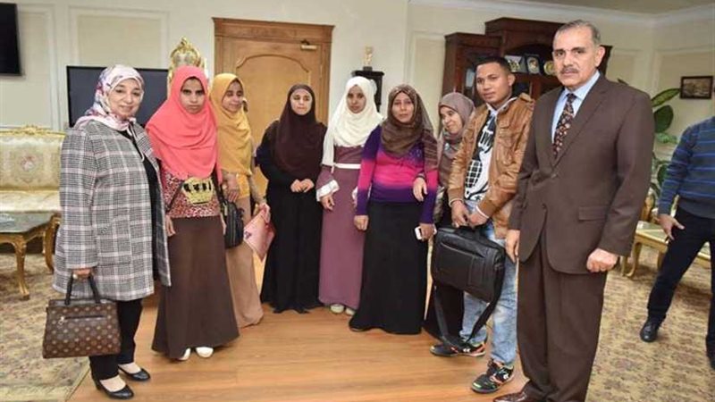 المكفوفات في ضيافة