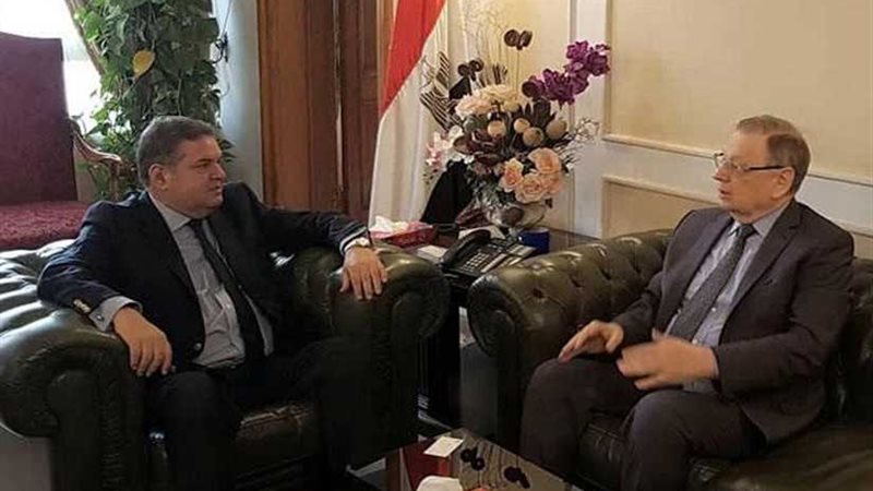 توفيق يبحث مع السفير