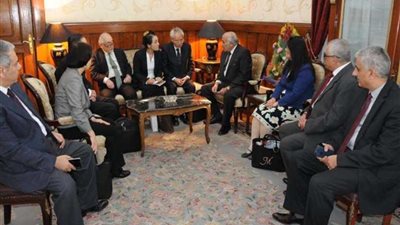 رئيس استئناف القاهرة خلال استقباله وفدًا يابانيًا: ملتزمون بالعدالة المنصفة في المحاكمات