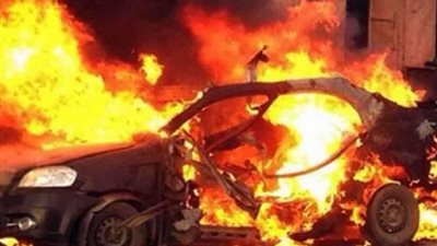 بسبب 3 قطع أراضٍ.. مقاول وعامل يشعلان النيران في سيارتين بالمعصرة