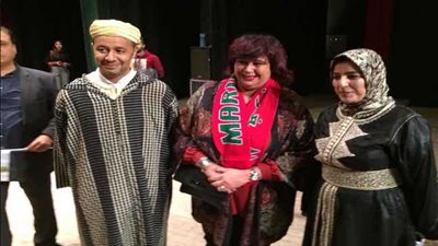 إيناس عبد الدايم تشهد ختام فعاليات الأيام المصرية في 