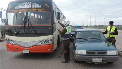 حملة مرورية مكبرة لضبط المخالفين بدمنهور 