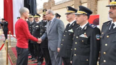 انتظام الطلاب الجدد المقبولين بكلية الشرطة