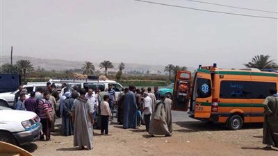 إصابة 6 اشخاص في حادث تصادم مروري بملوي المنيا