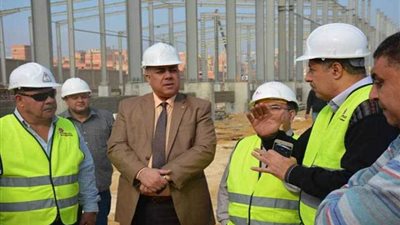 الفضالي وصبرة يتفقدان إنشاء ورشة صيانة قطارات المترو بـ